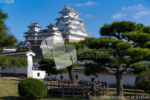 Image of Traditional Japanese Himeji Castle