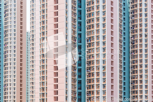 Image of Facade building of skyscraper