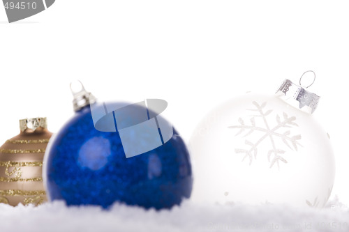 Image of christmas white background