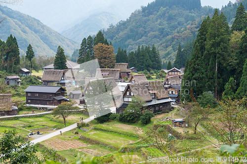 Image of Japanese Shirakawago village 