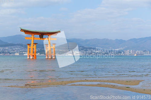 Image of Floating gate of Itsukushima Shrine