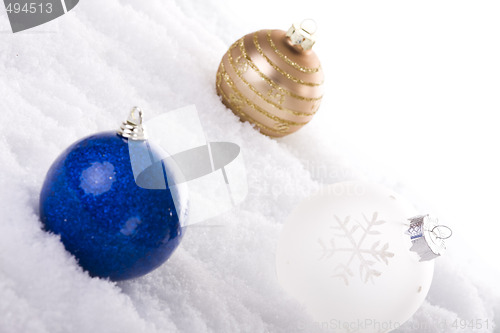 Image of christmas white background