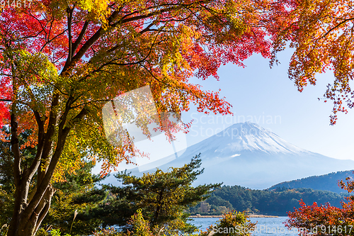 Image of Fujisan in autumn