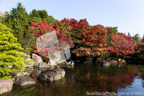 Image of Kokoen Garden at Himeji of Japan