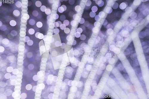 Image of Colorful purple bokeh abstract background