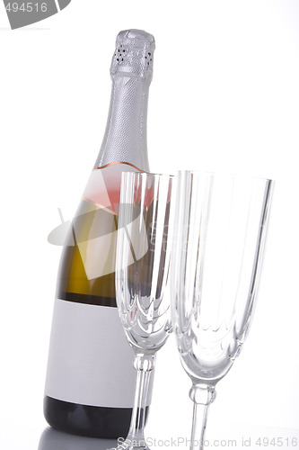 Image of champagne bottle