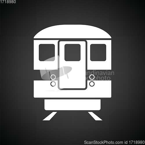 Image of Subway train icon front view