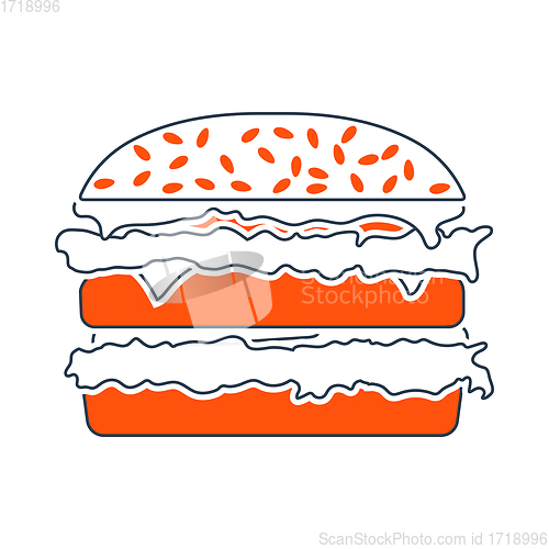 Image of Icon Of Hamburger