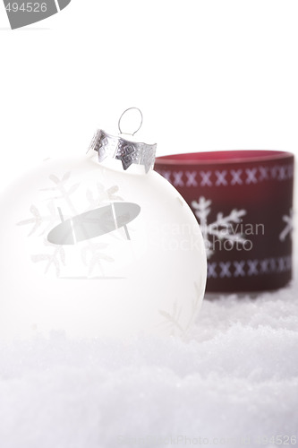 Image of christmas white background