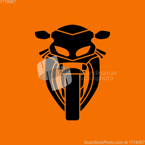 Image of Motorcycle icon front view
