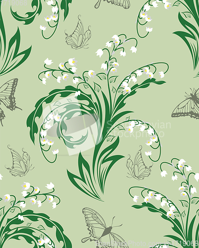 Image of Seamless floral pattern