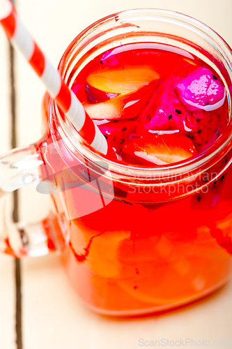 Image of fresh fruit punch drink