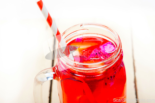 Image of fresh fruit punch drink