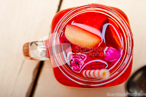 Image of fresh fruit punch drink