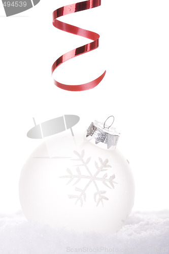 Image of christmas white background