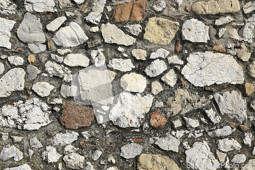 Image of Very old stone wall texture