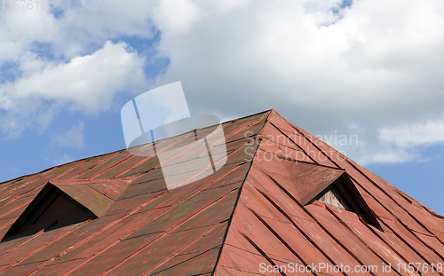 Image of red metal roof