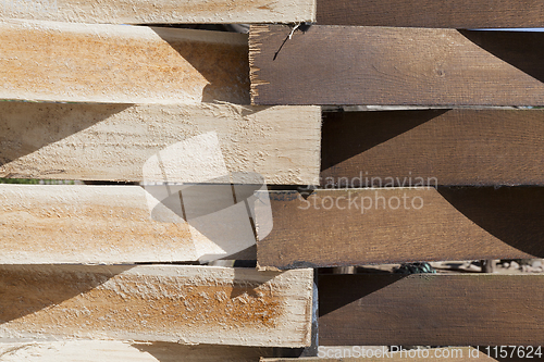 Image of plywood fence
