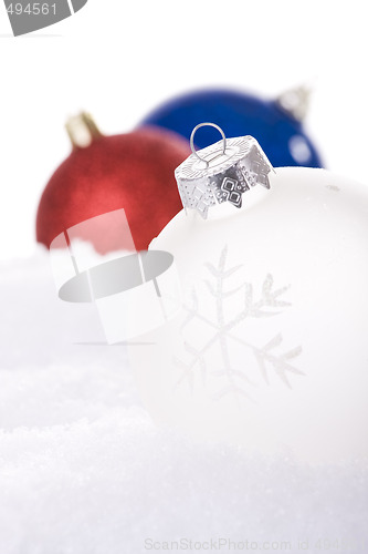 Image of christmas white background