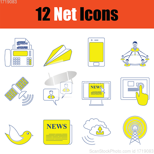 Image of Communication icon set