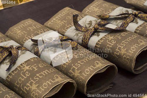 Image of Christmas napkins 