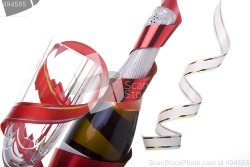 Image of champagne bottle