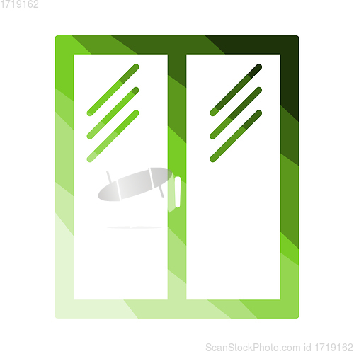 Image of Icon Of Closed Window Frame
