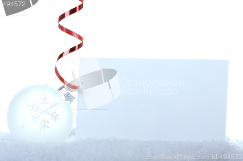 Image of christmas white background