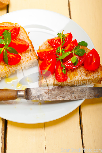 Image of Italian tomato bruschetta
