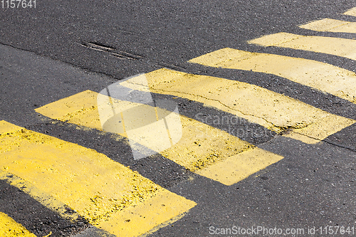 Image of old road markings