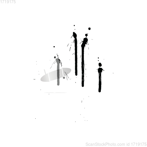 Image of Abstract grunge blobs background