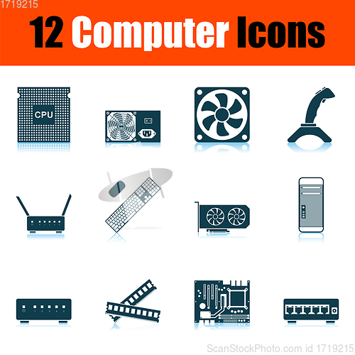 Image of Computer Icon Set