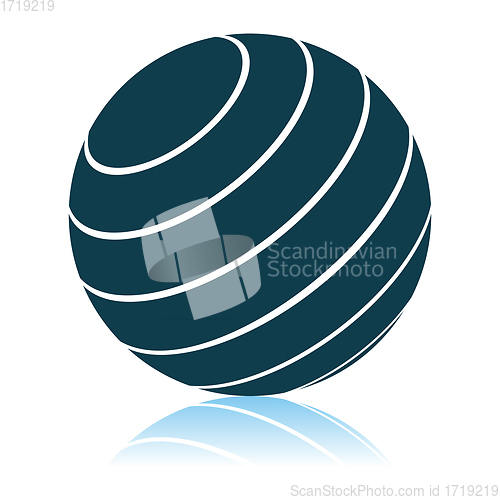 Image of Fitness Rubber Ball Icon