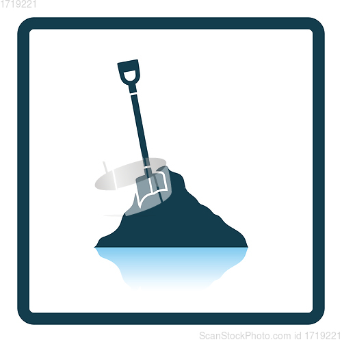 Image of Icon of Construction shovel and sand