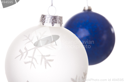 Image of hanging christmas balls