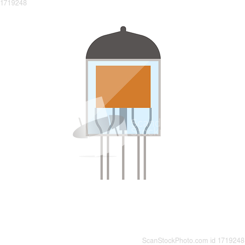 Image of Electronic vacuum tube icon