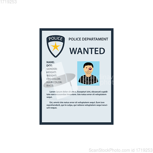 Image of Wanted poster icon