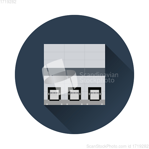 Image of Warehouse logistic concept icon