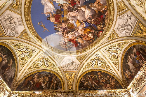 Image of interiors of Palazzo Pitti, Florence, Italy