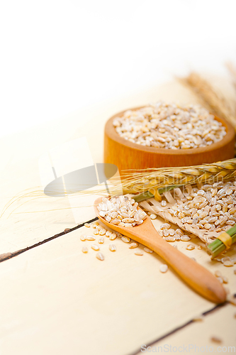 Image of organic barley grains