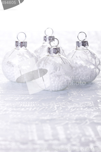 Image of christmas white background