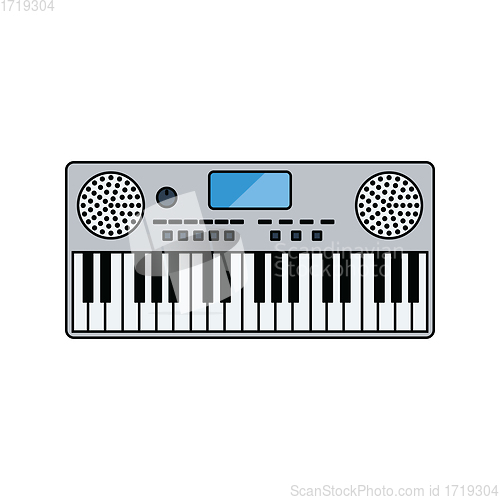 Image of Music synthesizer icon