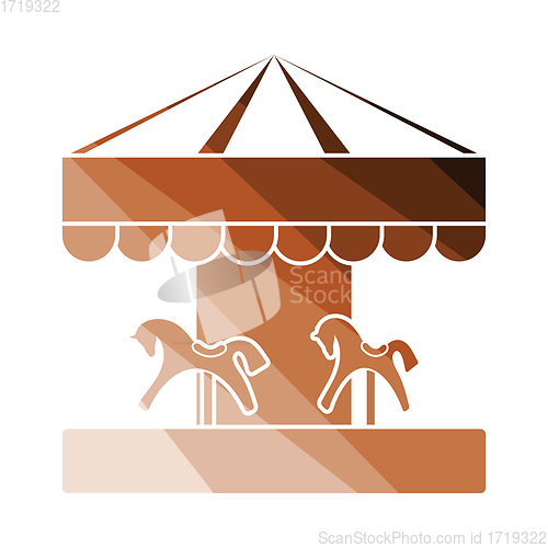 Image of Children horse carousel icon