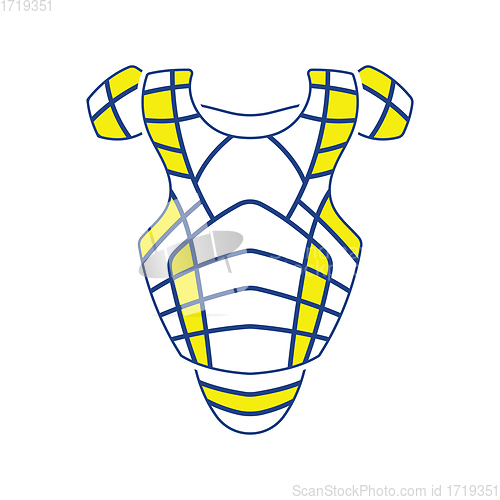Image of Baseball chest protector icon