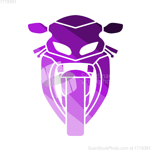 Image of Motorcycle Icon Front View