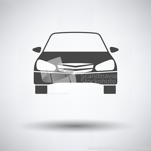 Image of Sedan car icon front view