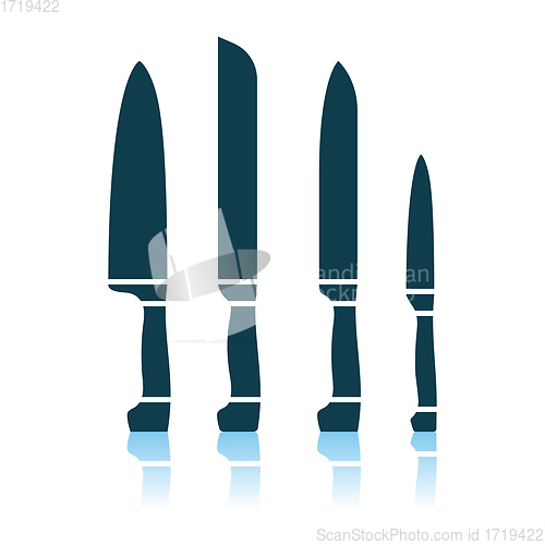Image of Kitchen Knife Set Icon