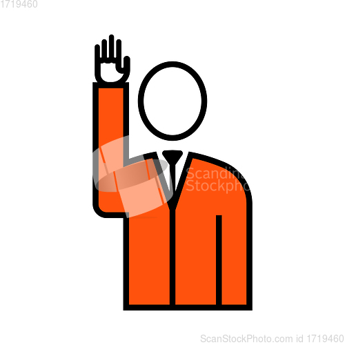 Image of Voting Man Icon