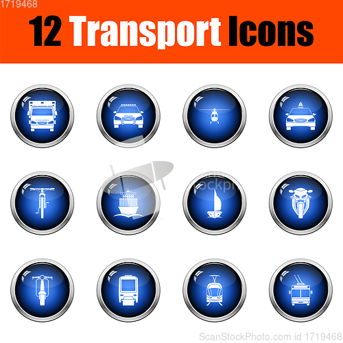 Image of Transport Icon Set