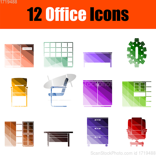 Image of Office Icon Set